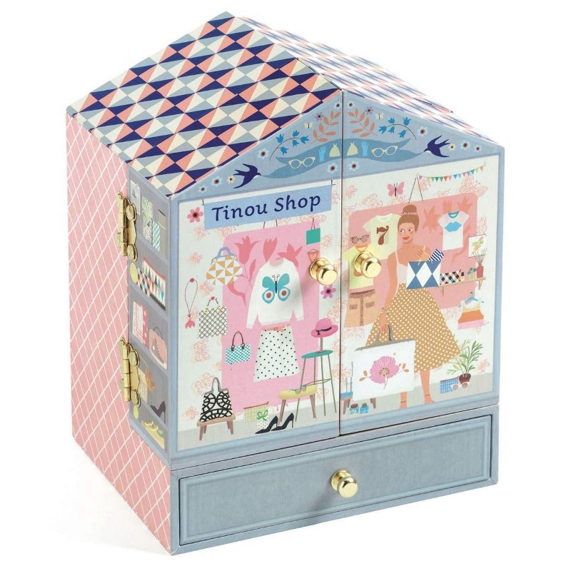 Djeco Tinou Shop carillon casetta bimba Mozart