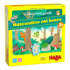 Haba Nascondino nel Bosco gioco memoria 2 anni in legno
