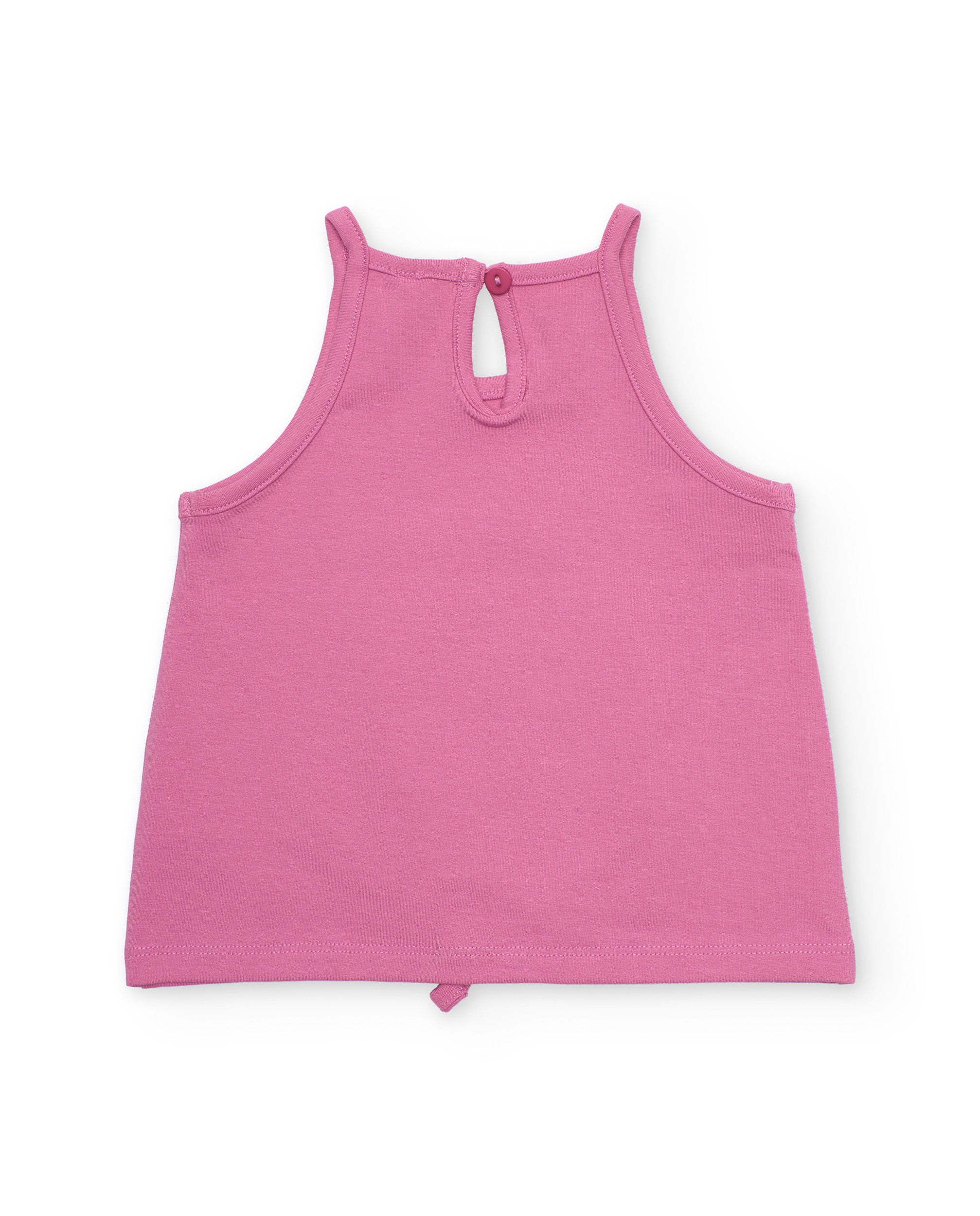 Tuc Tuc maglietta bambina rosa arcobaleno paillettes