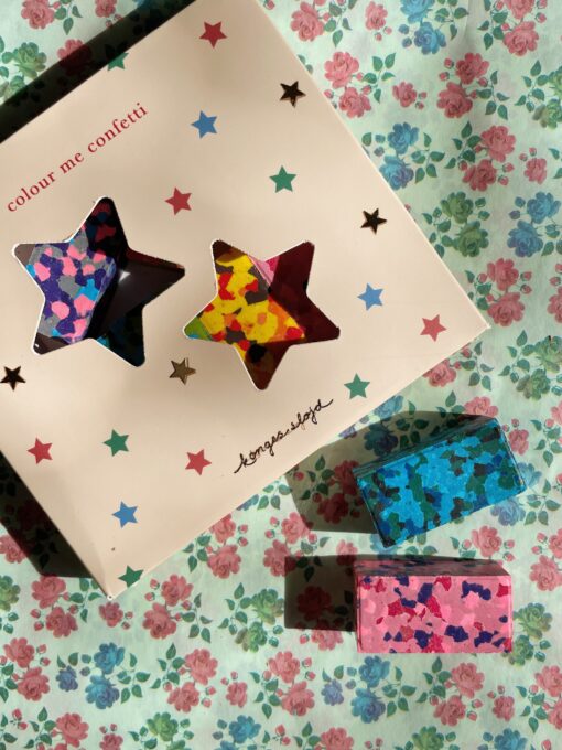 Konges Sløjd Confetti pastelli a cera arcobaleno 8 pezzi