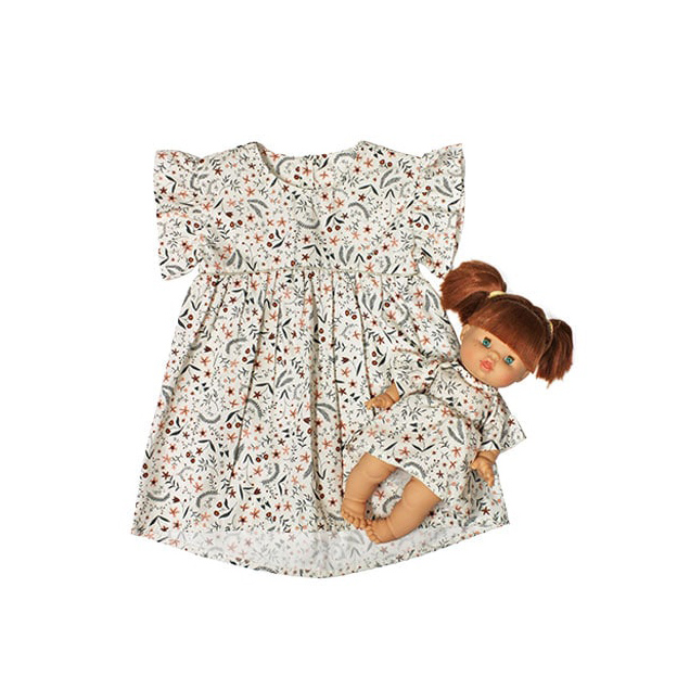 Minikane Collection Duo abito bambina e bambola cotone