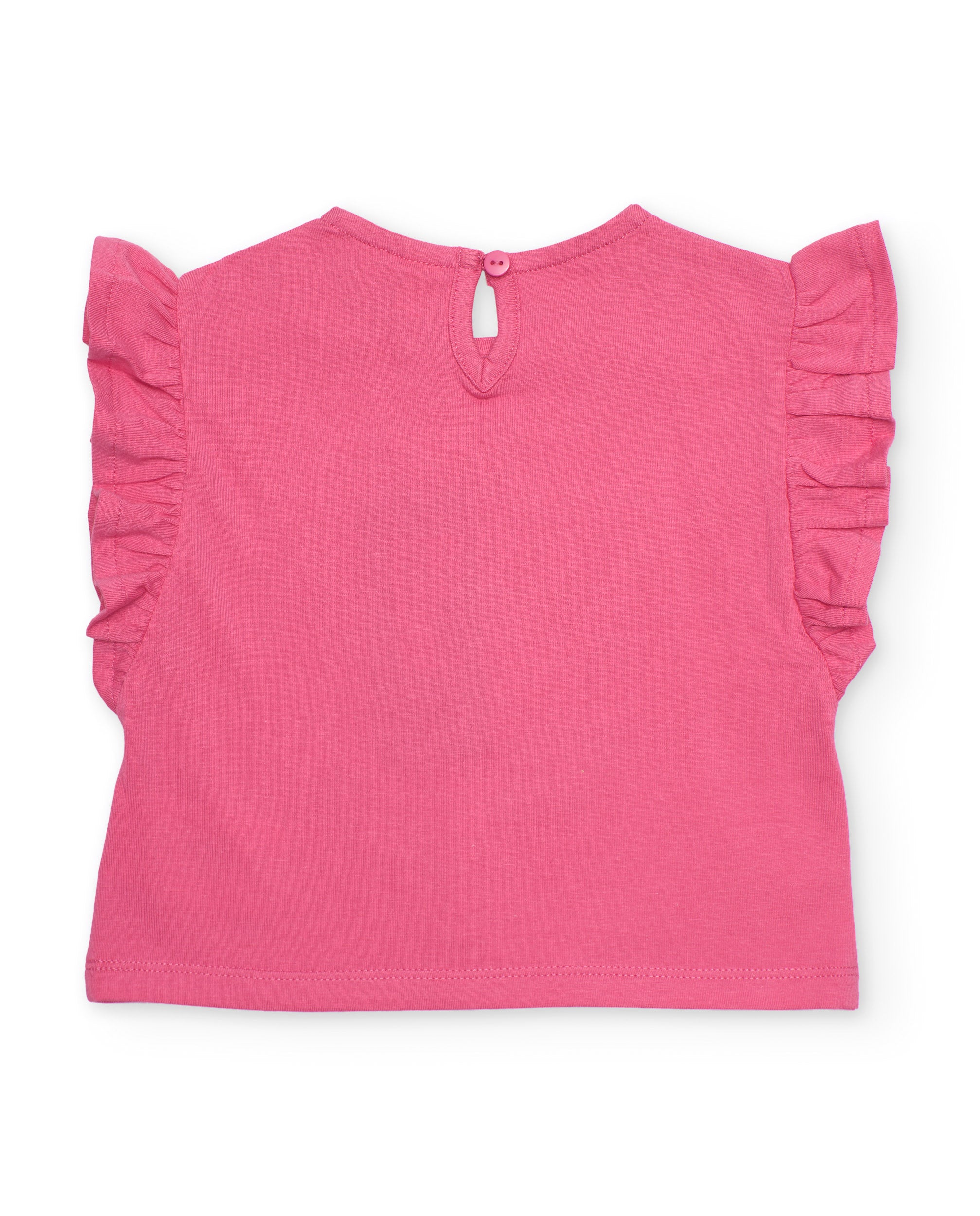 Tuc Tuc maglietta bambina fiore applicato rosa