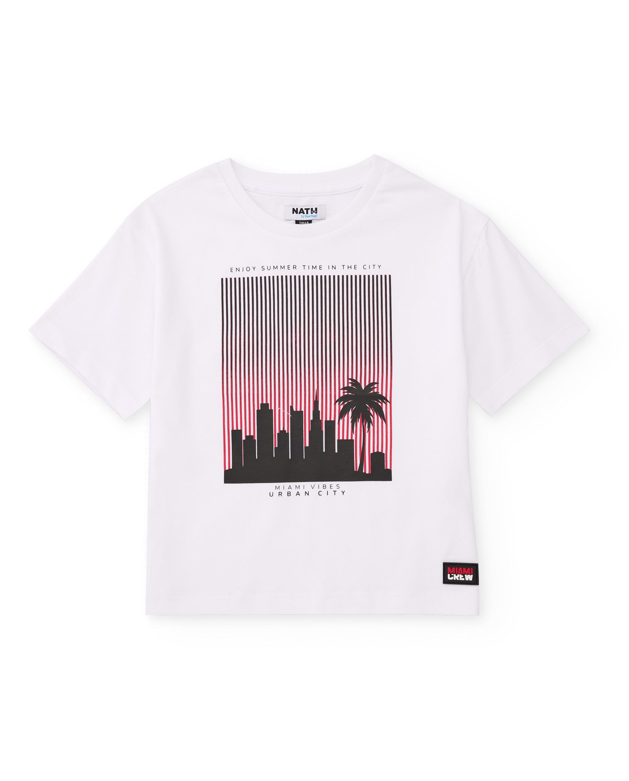 Tuc Tuc t-shirt bambino bianca stampa città