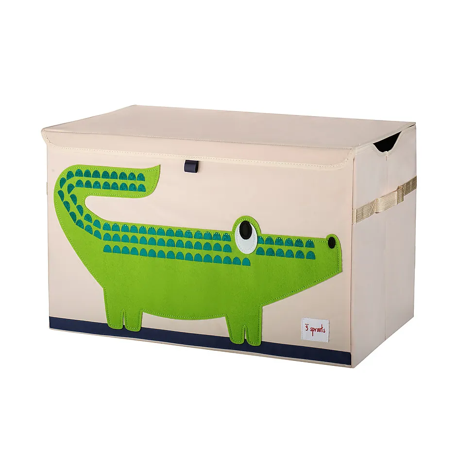 3 Sprouts Coccodrillo baule portaoggetti 61x37x38 cm