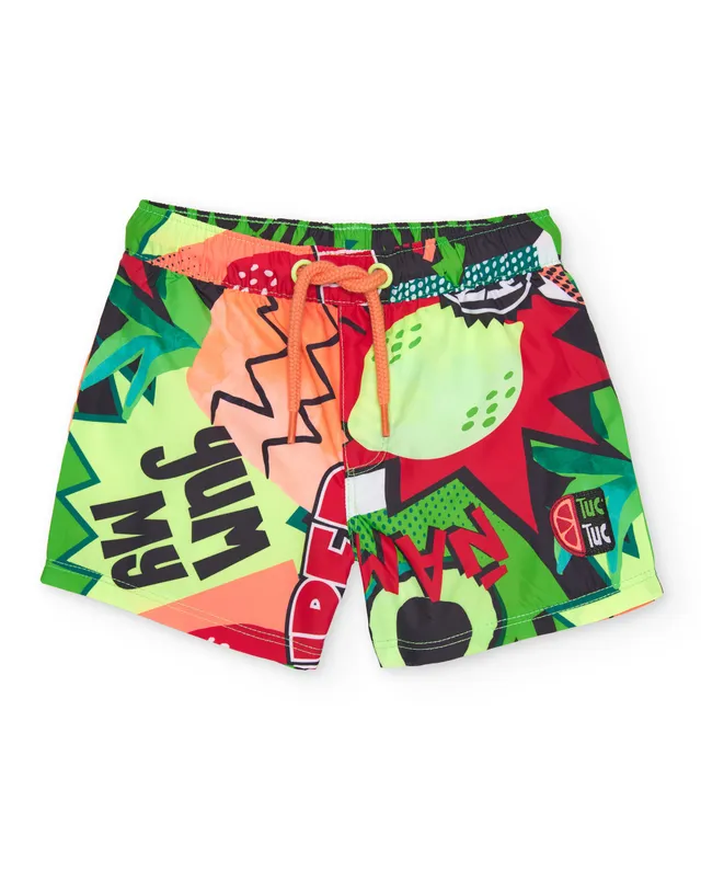 Tuc Tuc costume mare bimbo verde asciugatura rapida