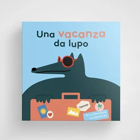 L'Ippocampo Una Vacanza da Lupo libro cartonato con feltri