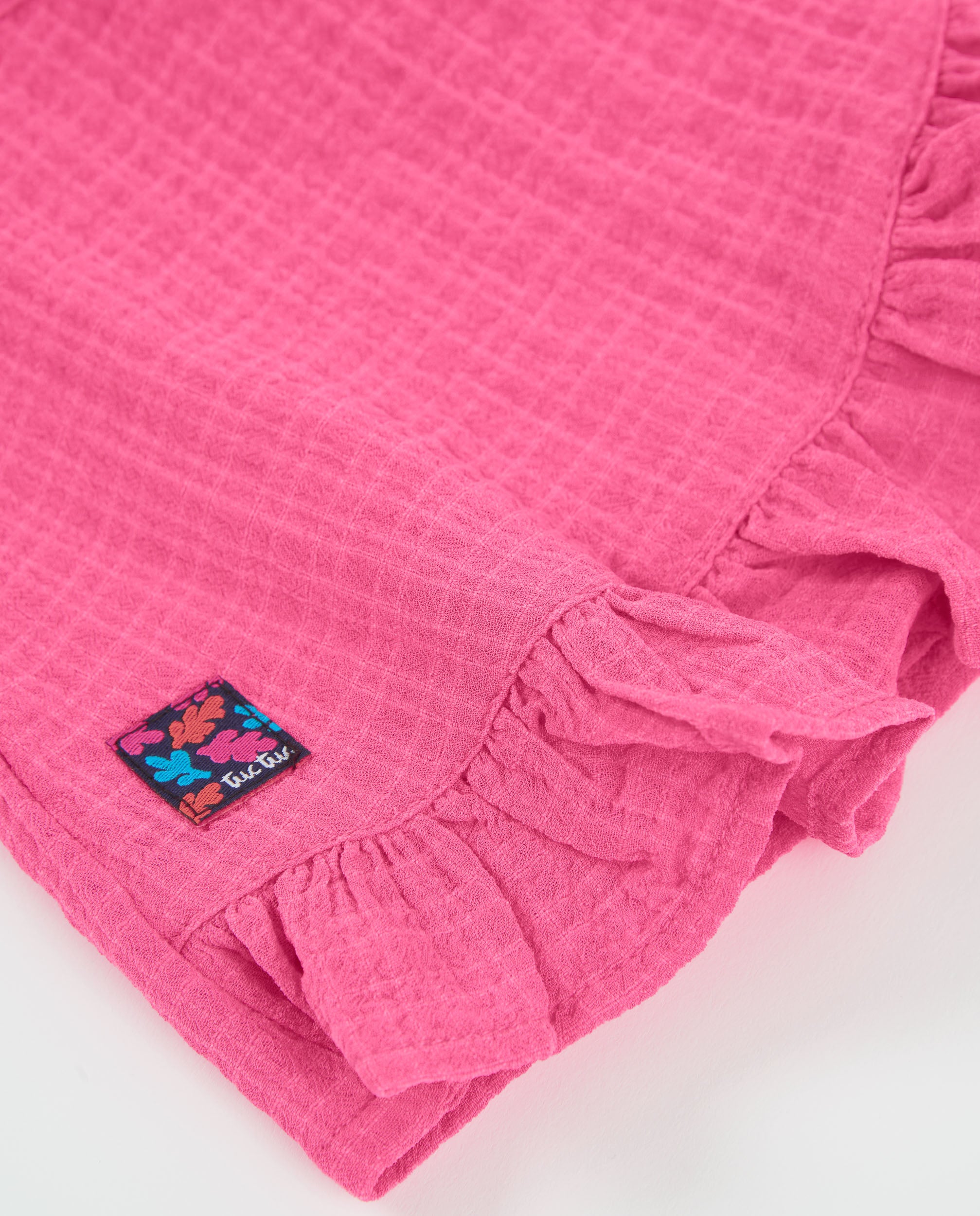 Tuc Tuc gonna bambina incrociata rosa con balza