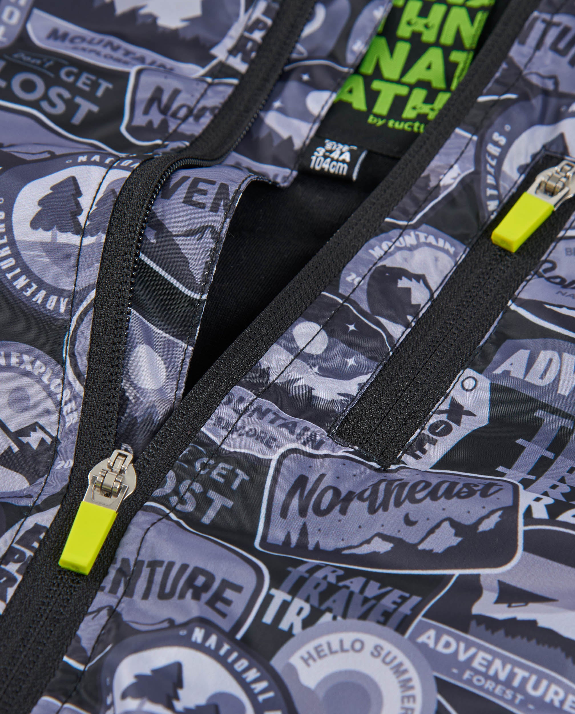 Tuc tuc giacca bambino grigia avventura con zip