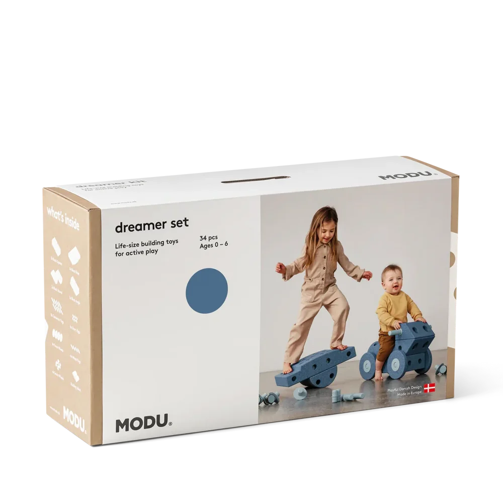 MODU Dreamer Set Blue-Sky gioco costruzioni 34 pezzi