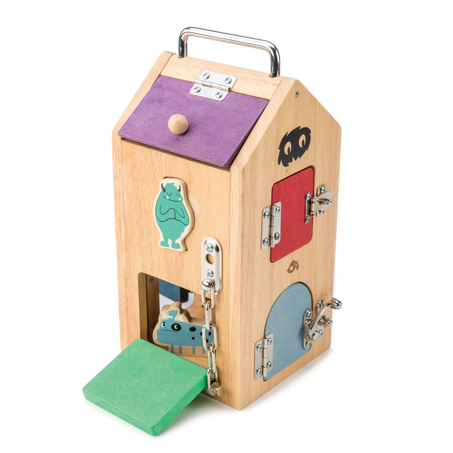 Tender Leaf Monster Lock Box torre allacciature legno