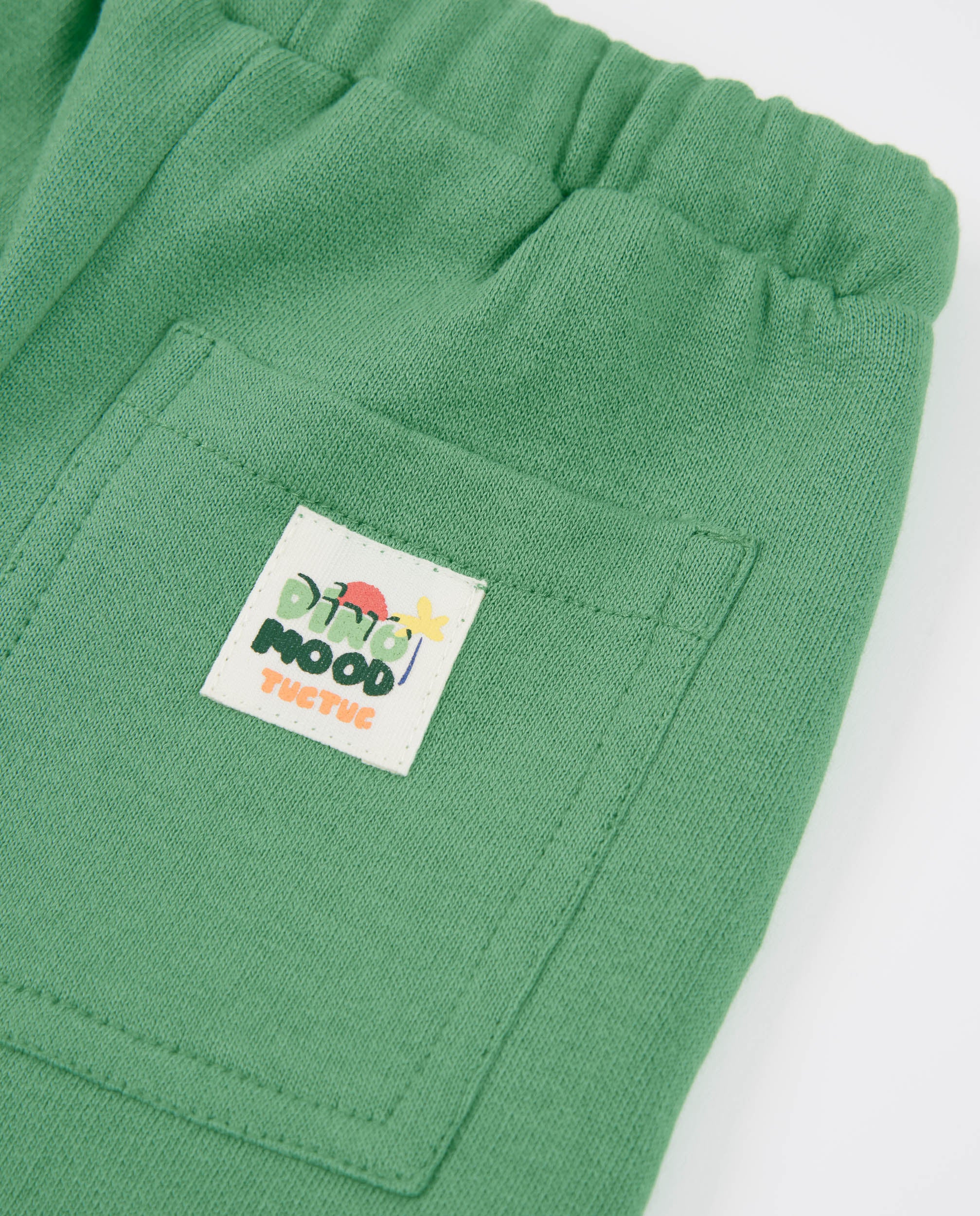 Tuc Tuc pantaloni bimbo verdi elastico cotone