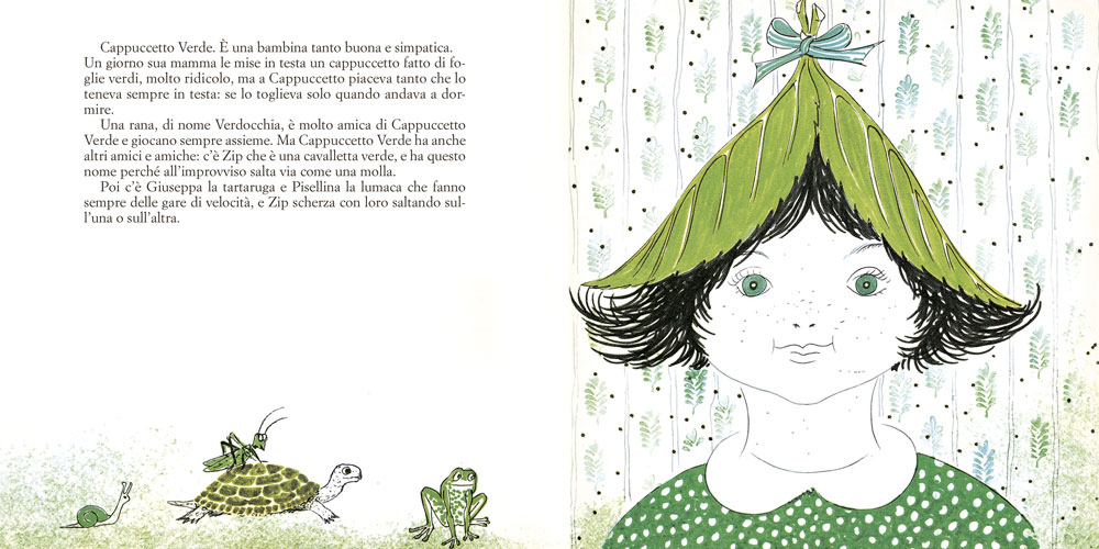 Corraini Cappuccetto Verde libro bambini Munari