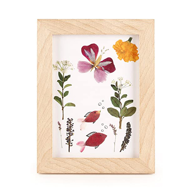 Huckleberry Flower Frame pressa fiori legno 17x13