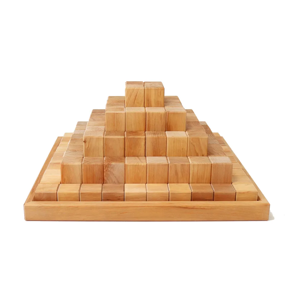 Grimm's Large Stepped Pyramid set costruzioni naturale 100 pezzi