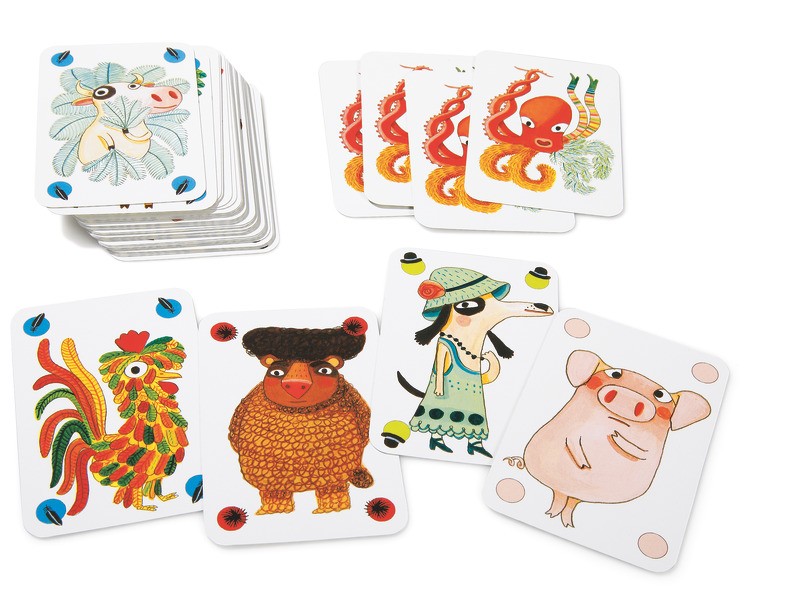 Djeco Pipolo gioco di carte bluff 2-4 giocatori