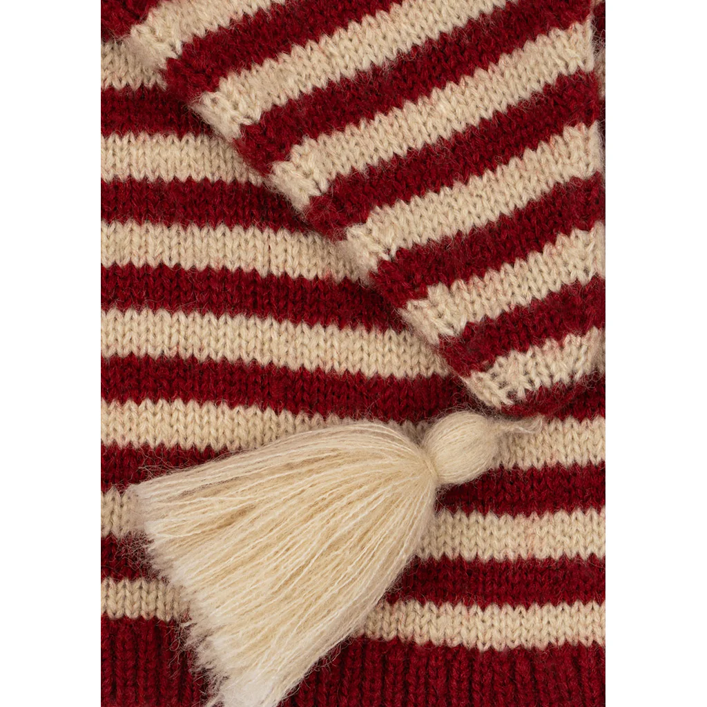Konges Slojd cappello lana bimbo righe Babbo Natale