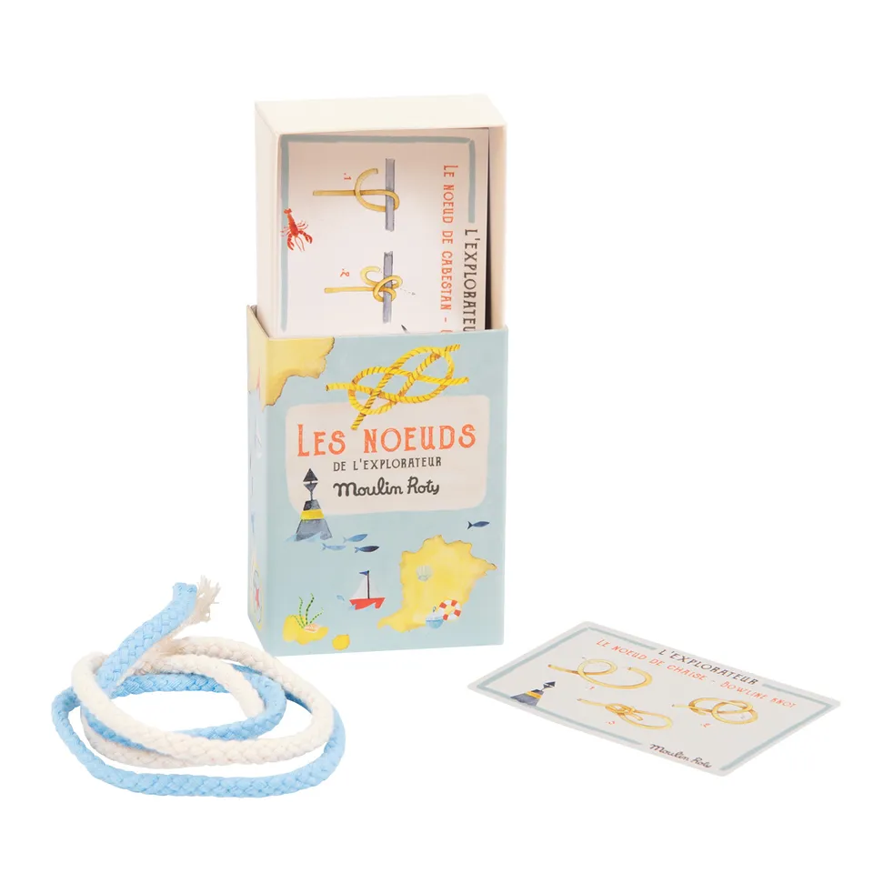 Moulin Roty Le Jardin scatola nodi marinaio 8 nodi