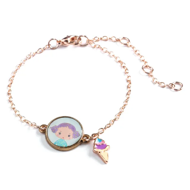 Djeco Tinyly Tutti Frutti braccialetto bambina oro