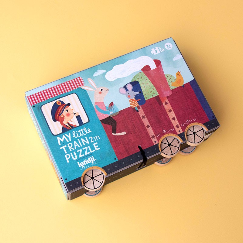 Londji My Little Train PZ588U puzzle treno 10x3 pezzi