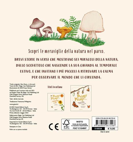 Giunti Piano Piano al Parco Libro Cartonato Rime