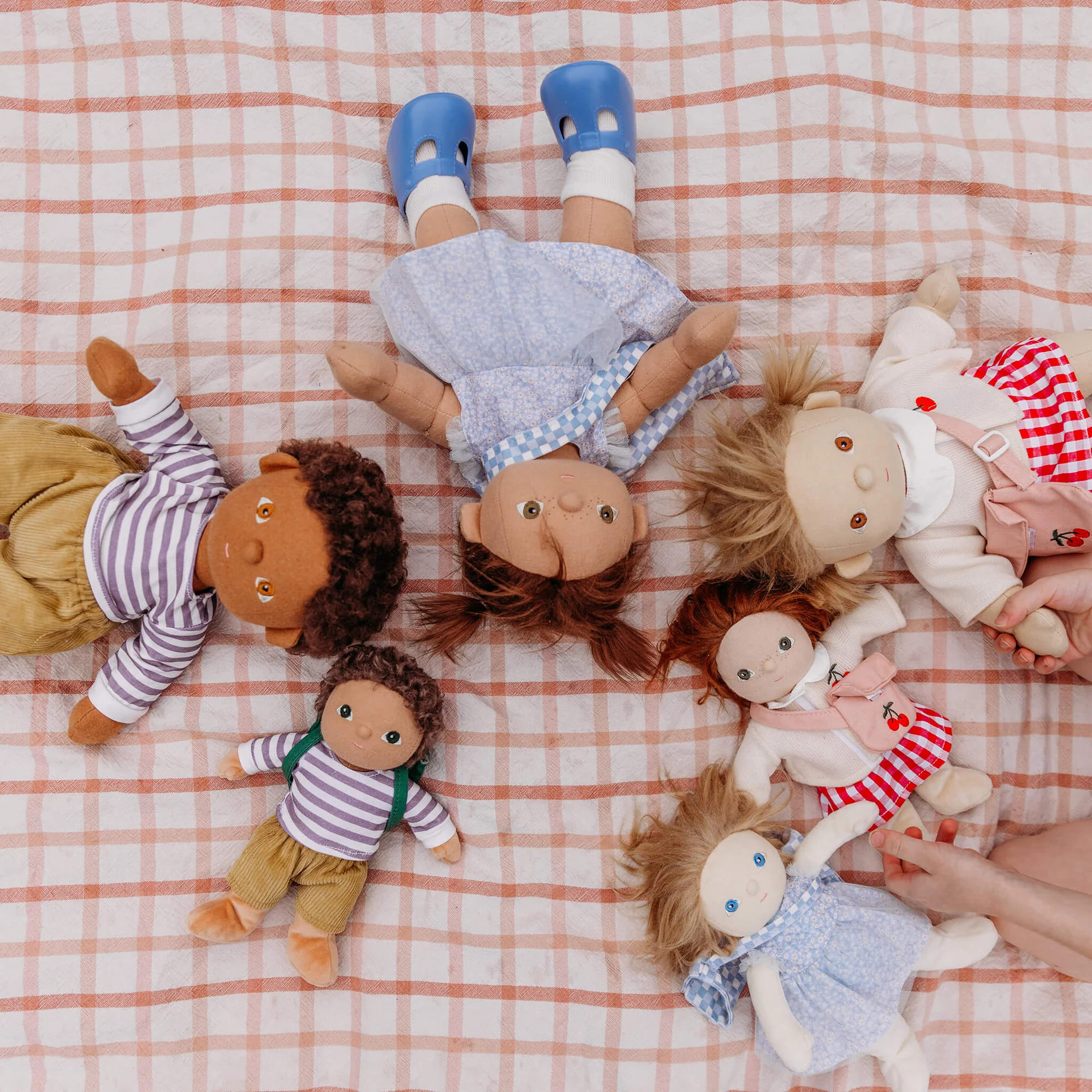 OlliElla Dinkum Dolls Rambler Outfit vestito 3 pezzi