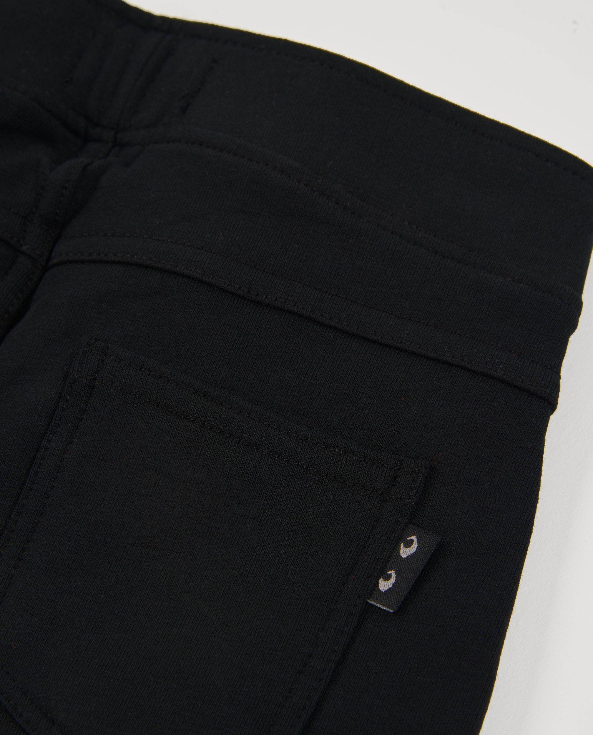 Tuc tuc shorts bambina nero elasticizzati tasche