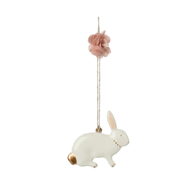 Maileg Coniglio accucciato ornamento metallo Pasqua
