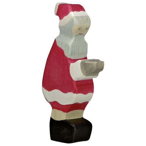 Holztiger Babbo Natale figura legno 16 cm