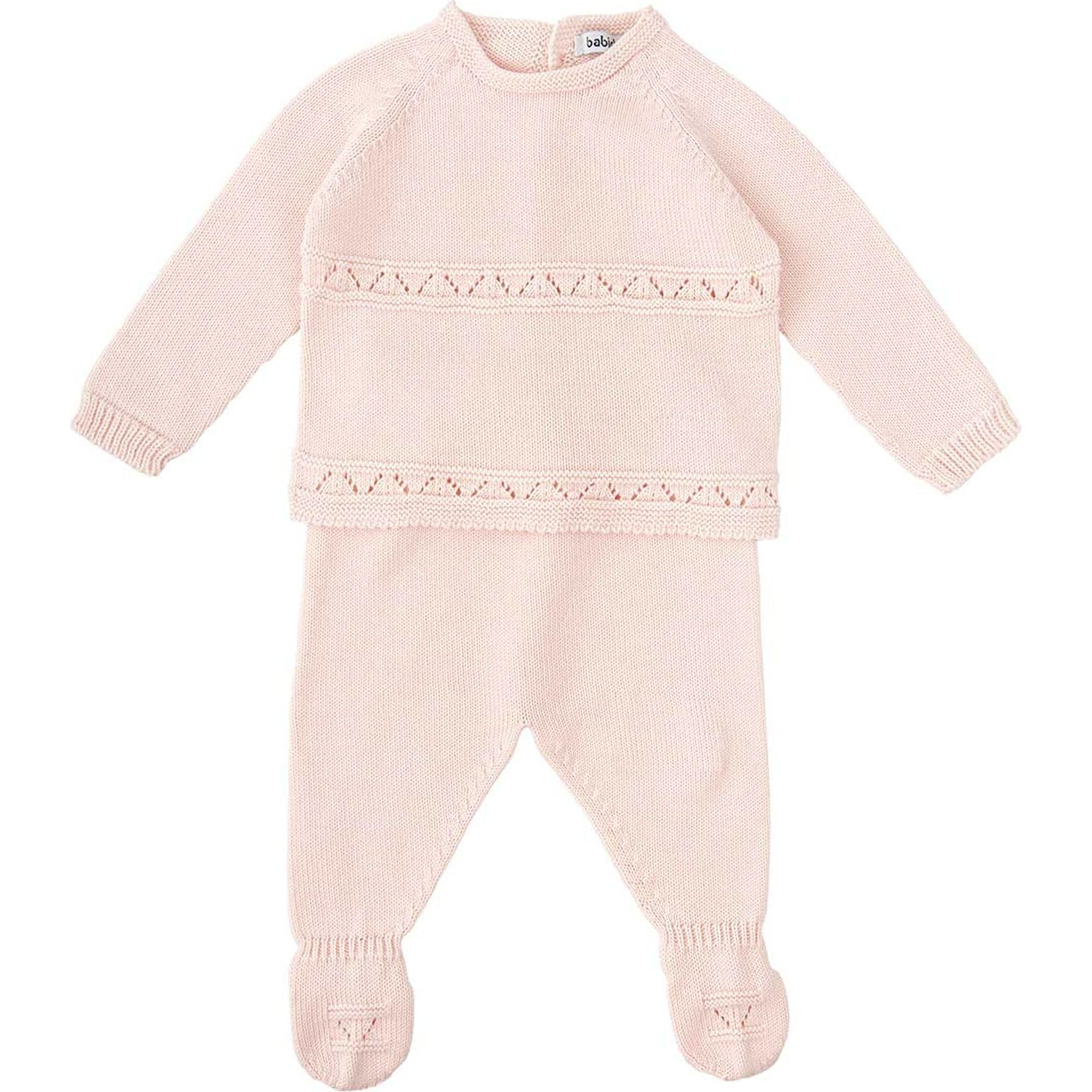 Babidu Silenzio completo neonato maglia + leggings cotone