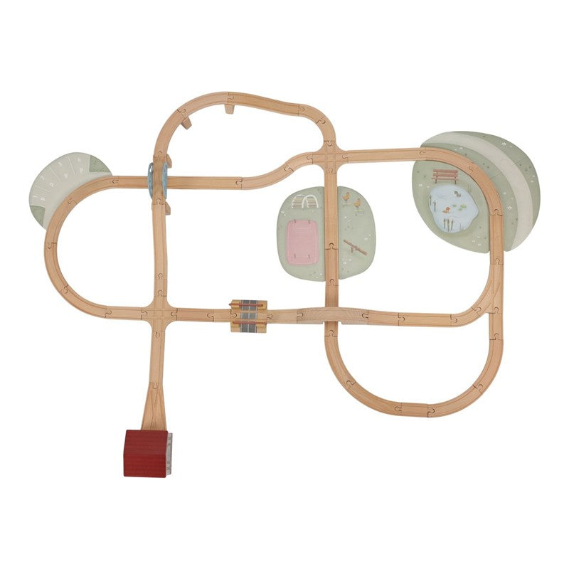 Little Dutch set trenino legno XL con binari e stazione