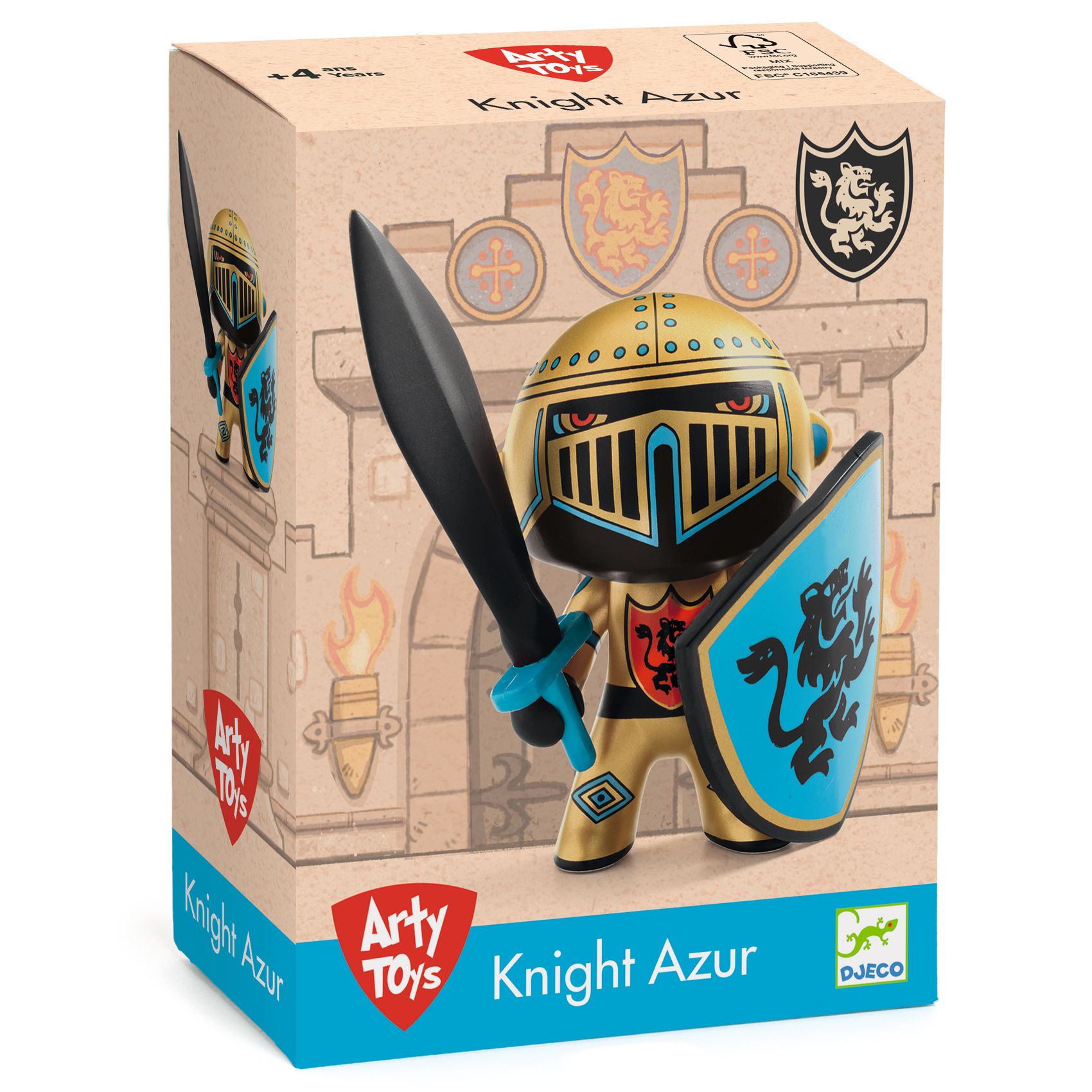 Djeco Arty Toys Figura Cavaliere Knight Azur Vinile