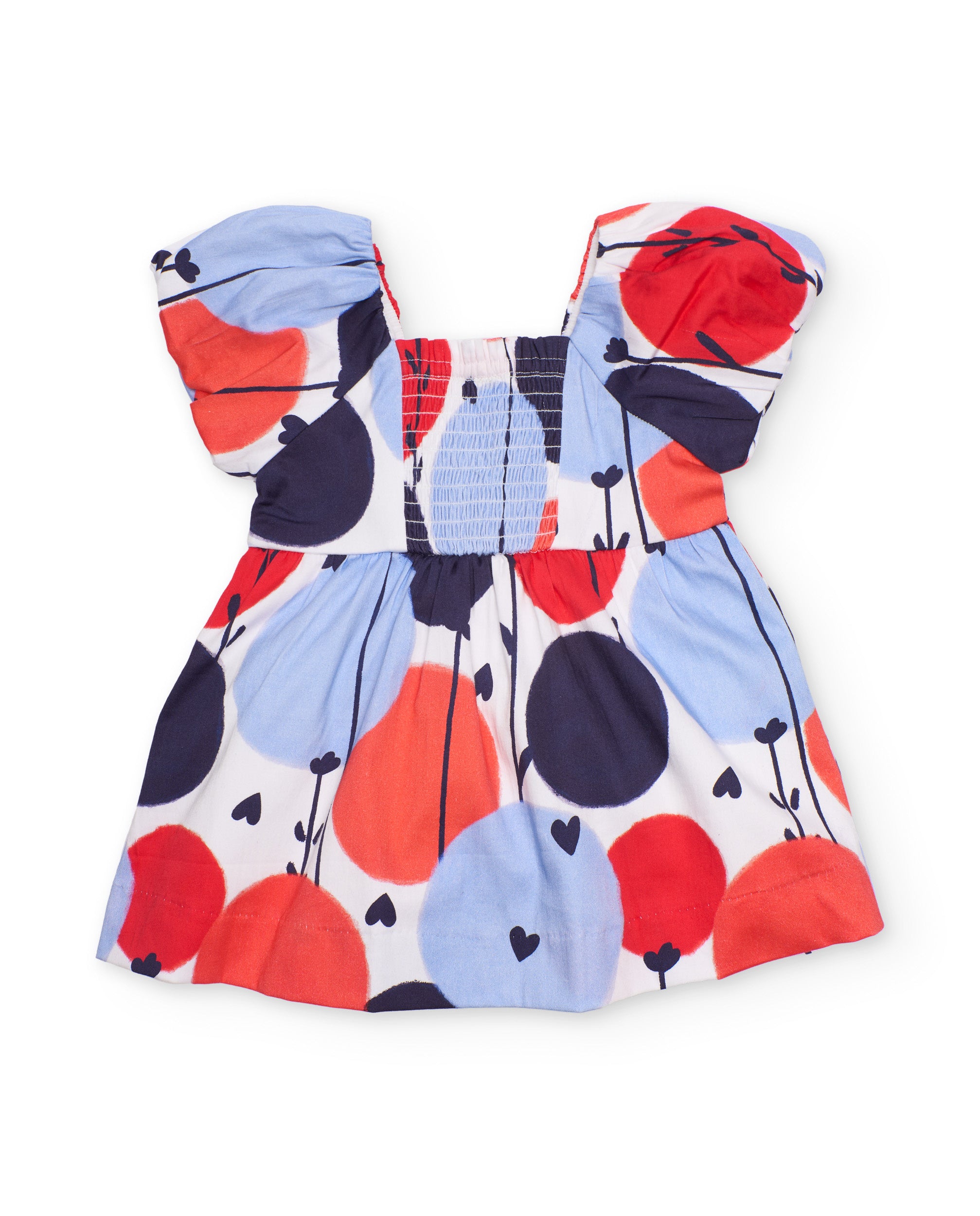 Tuc Tuc vestito bambina bianco maniche a palloncino