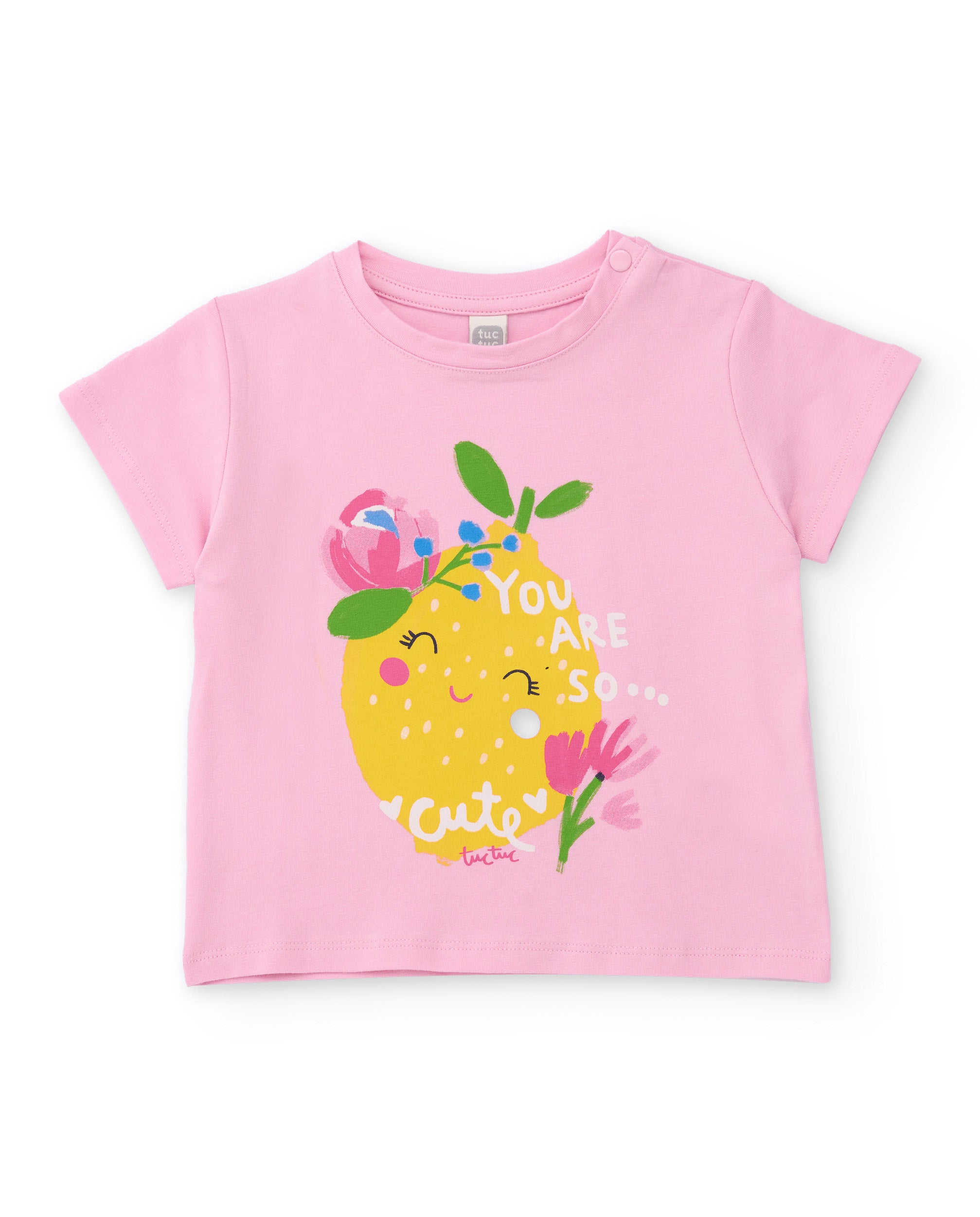 Tuc tuc completo bimba rosa t-shirt + leggings