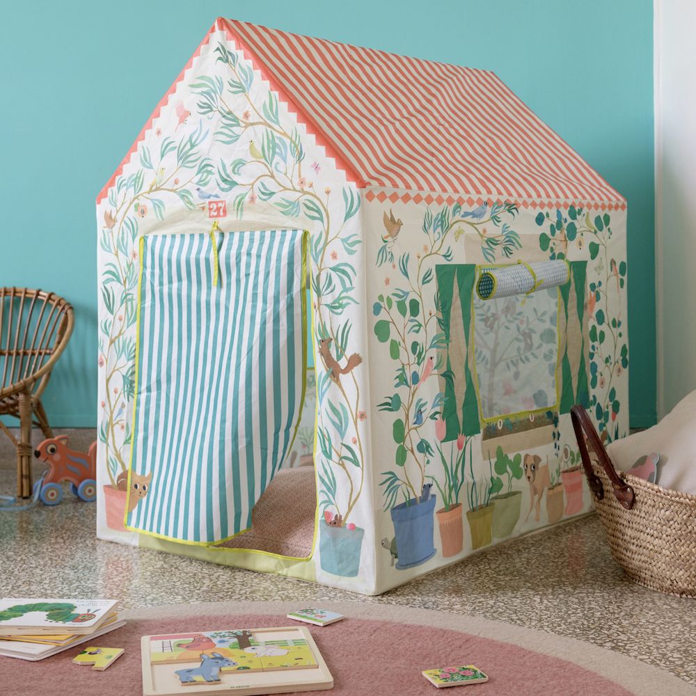 Djeco Il Giardino tenda gioco 105 cm con finestre