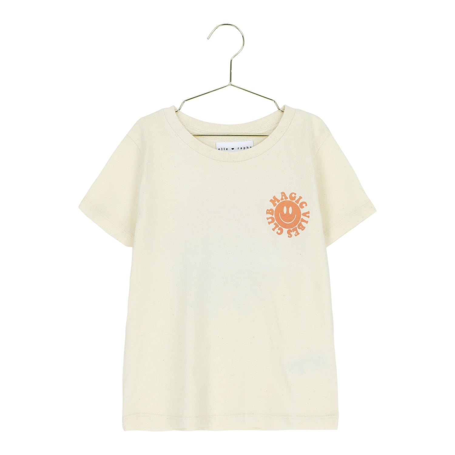 Ella and Rapha Magic Vibes Club t-shirt beige 3-4 anni cotone