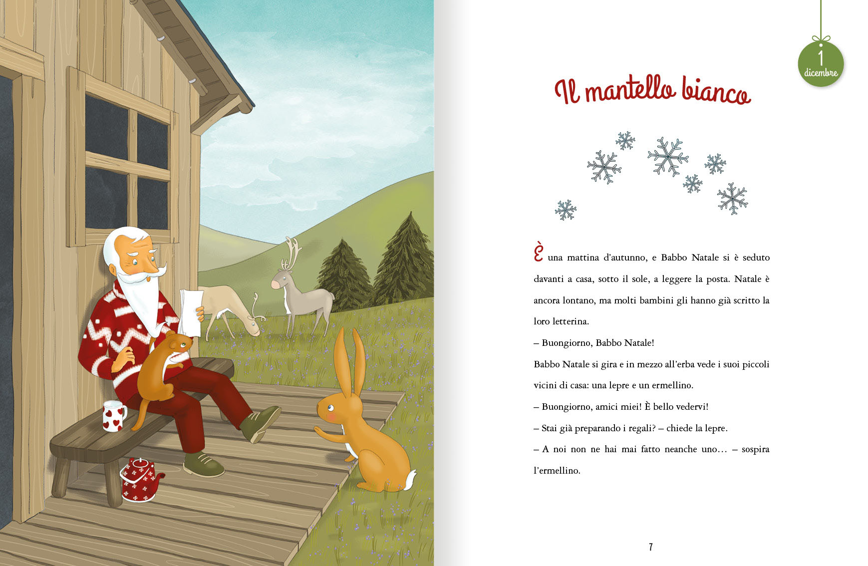 EmmeEdizioni 24 storie per aspettare Natale libro copertina rigida 4 anni