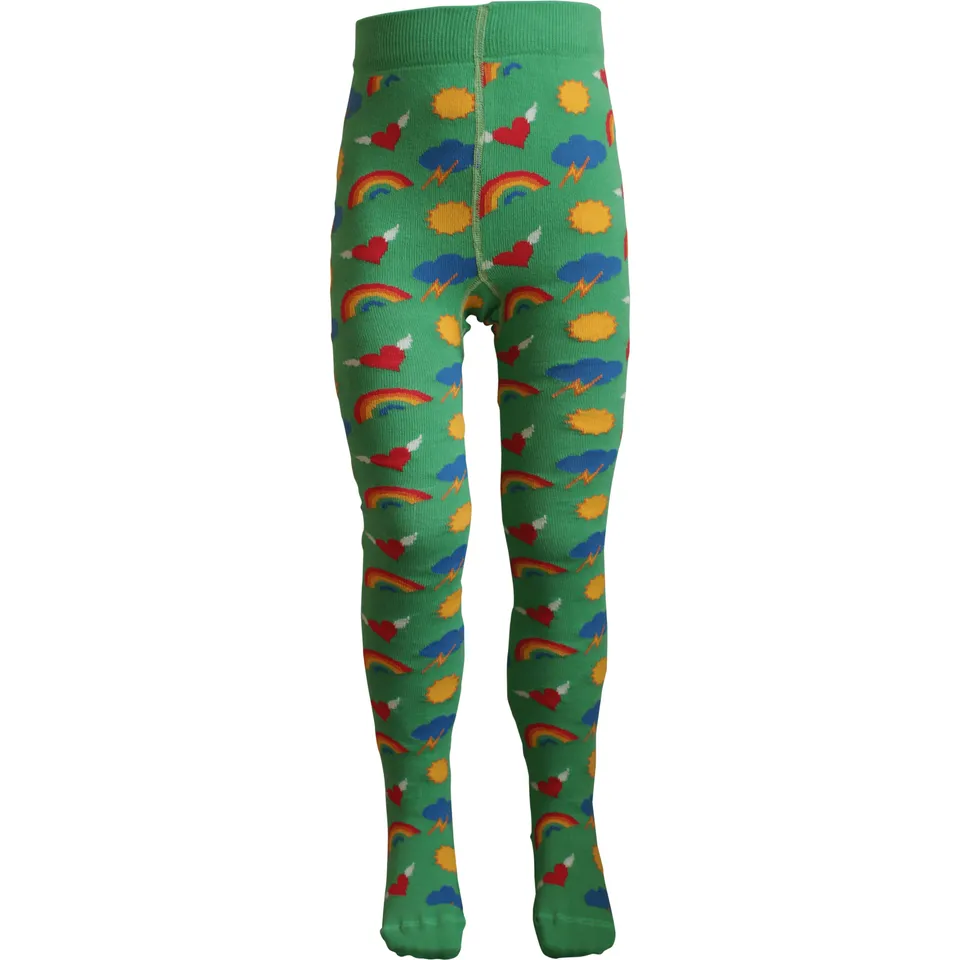 Slugs & Snails Retro collant bimbi verde cotone bio