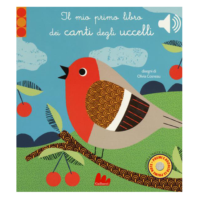 Gallucci Primo libro dei canti degli uccelli sonoro 10 pagine