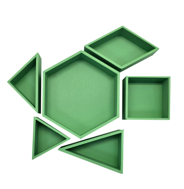Grennn Forme Arcobaleno Triangolo Isoscele Formine 6 Pezzi Bio