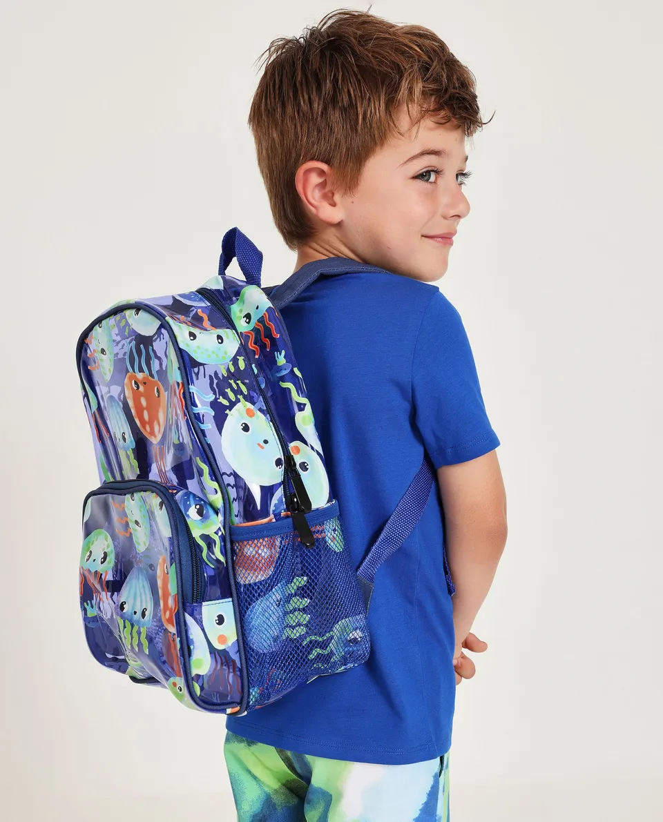 Tuc Tuc Zaino Bambino Blu Meduse Taglia Unica