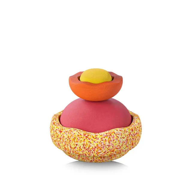 Stapelstein Inside Set Ciotole warm classic confetti 4 pezzi