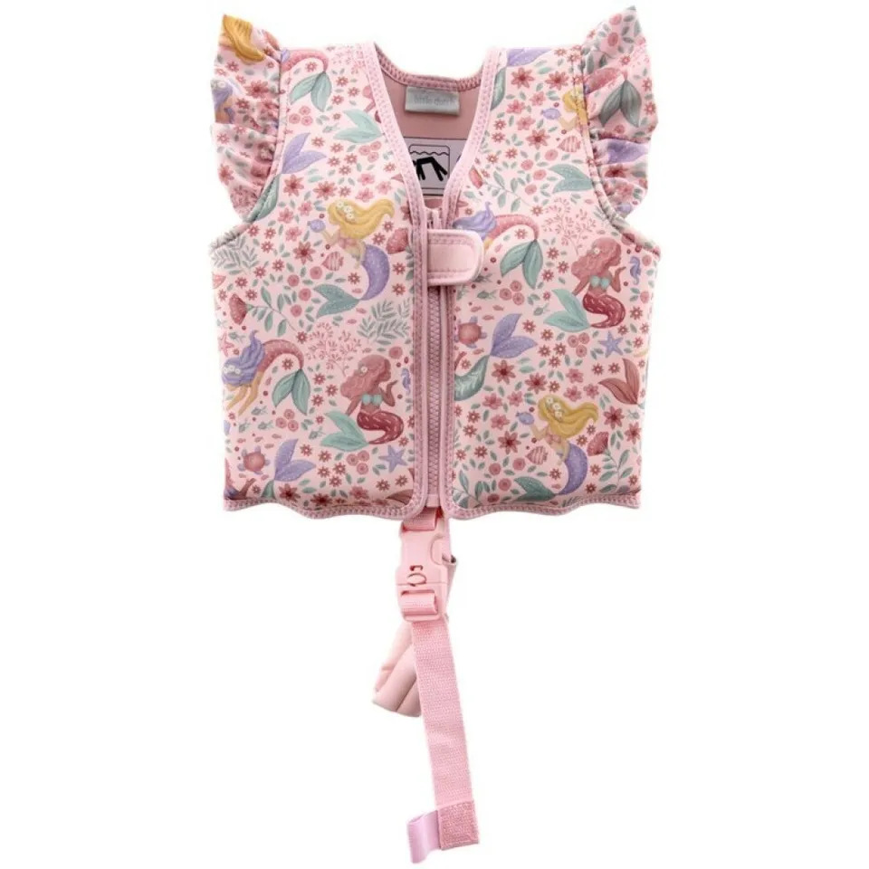 Little Dutch gilet galleggiante rosa sirene 2-3 anni