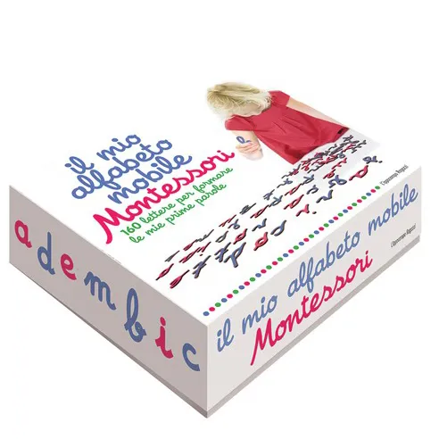 L'Ippocampo Montessori alfabeto mobile 160 lettere