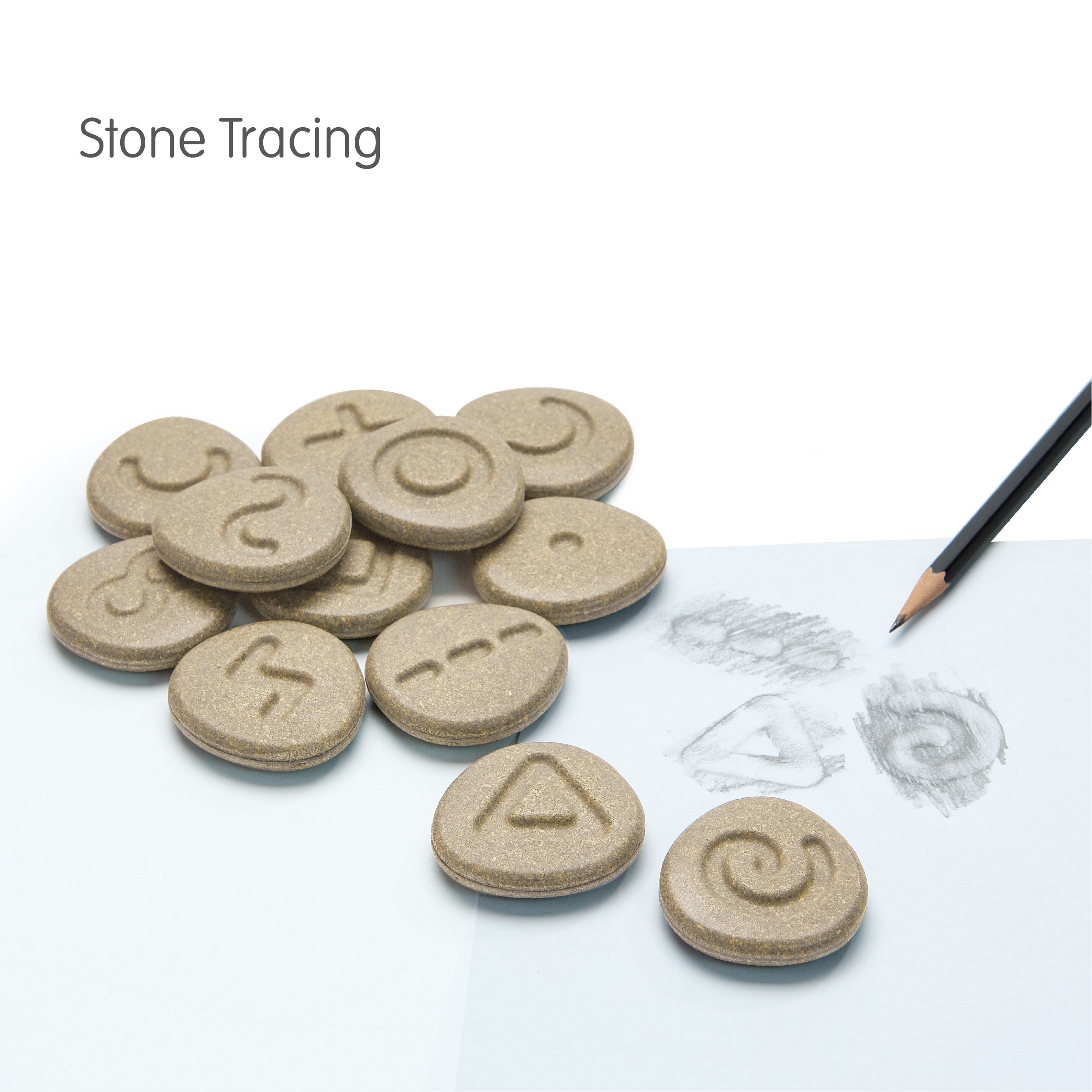Plan Toys Tactile Stone pietre tattili sensoriali 24 pezzi