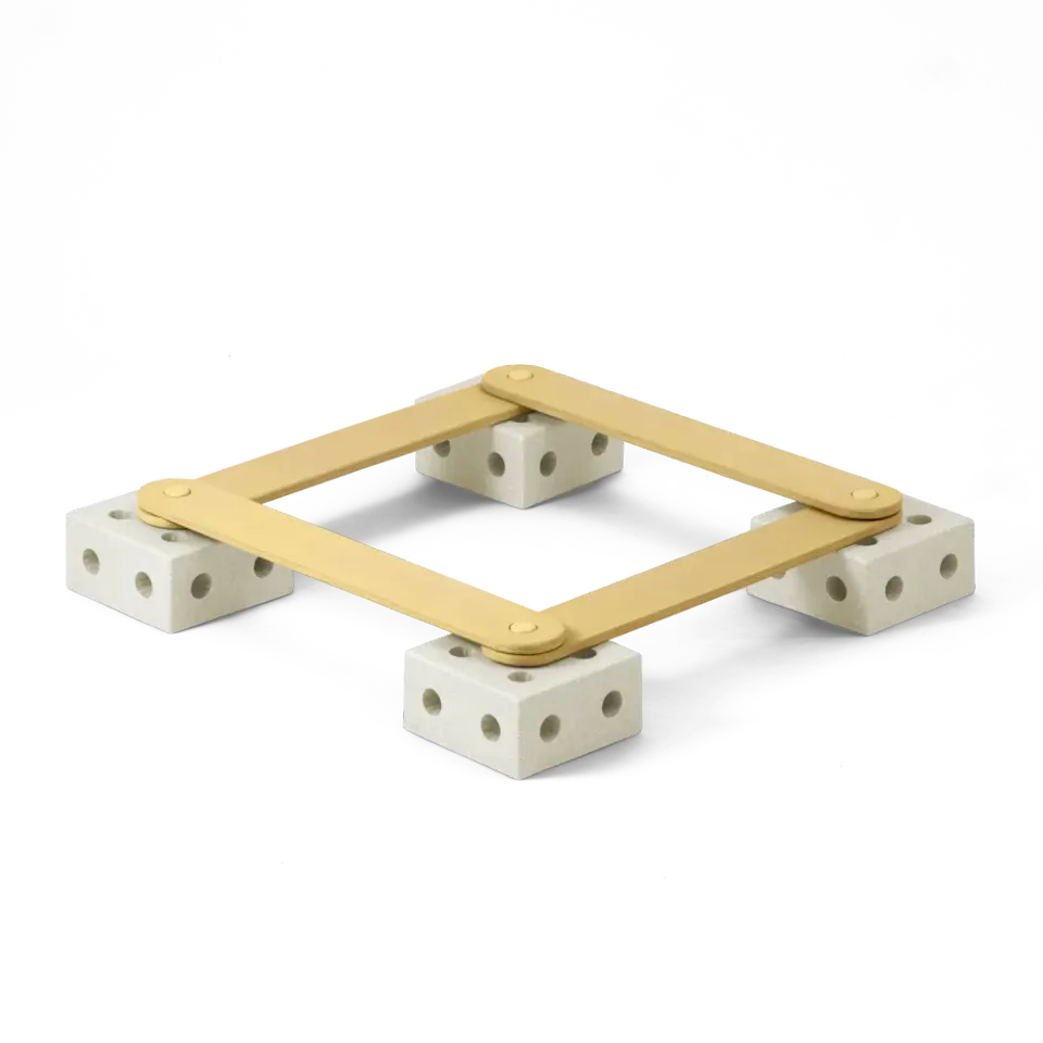 MODU Balance Track percorso equilibrio Sand-Yellow 17 pezzi