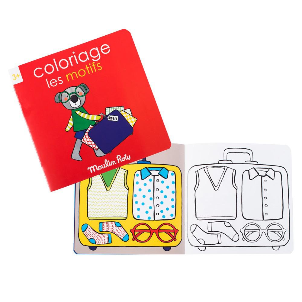 Moulin Roty Popipop Motivi quaderno colorare 20 pagine