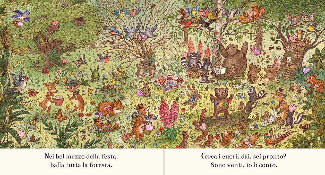 Emme Edizioni Ti voglio bene libro cerca e trova 100 cuori