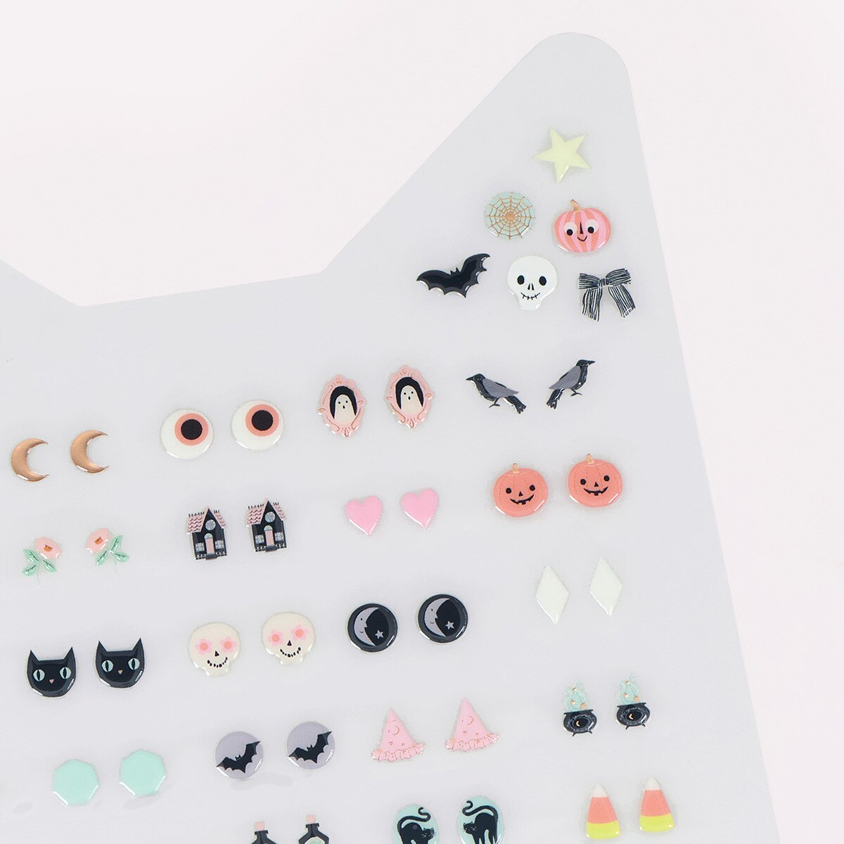 Meri Meri Halloween Icons orecchini adesivi 31 paia rame