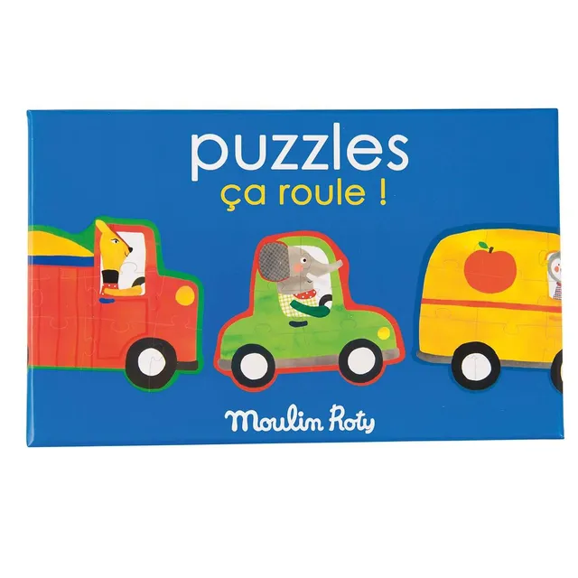 Moulin Roty Popipop In Viaggio Set 4 Puzzle