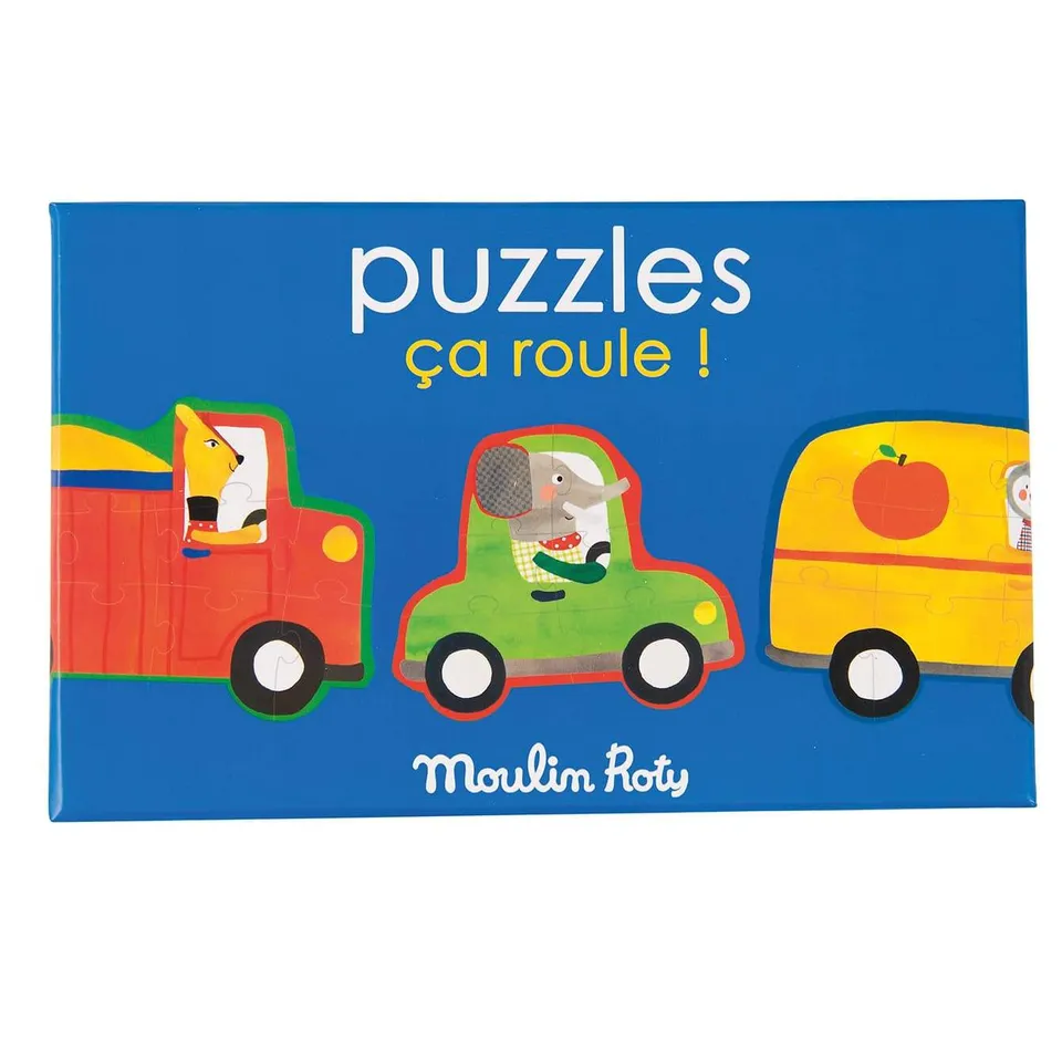 Moulin Roty Popipop In Viaggio Set 4 Puzzle